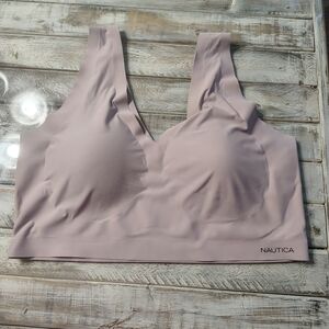 Nautica Women's Soft Pink Seamless Bralette